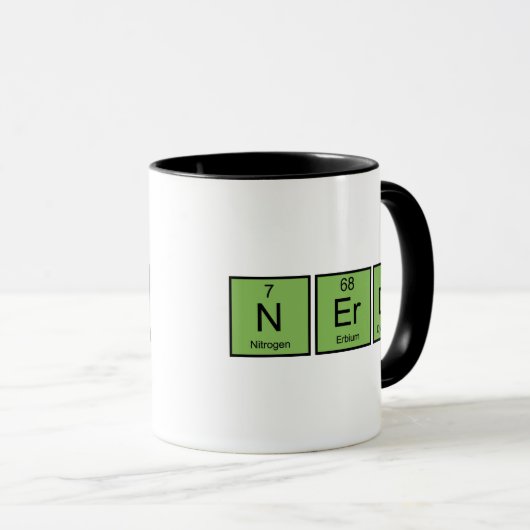 Nerdy Coffee Tasse (VorderseiteRechts)