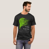 Nerdy Collatz Projektion 3n 1 Green Seaweed Math T-Shirt (Vorne ganz)