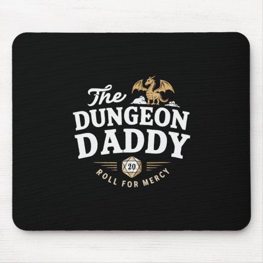 Nerdy Dad Gaming Tischspiele Rollenspiel  Mousepad (Vorne)