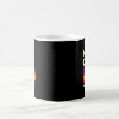 Nerdy Dads Build Character, Retro Tabletop Rpg Fat Kaffeetasse (Mittel)