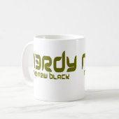 NERDY - DAS NEUE SCHWARZE KAFFEETASSE (Vorderseite Links)
