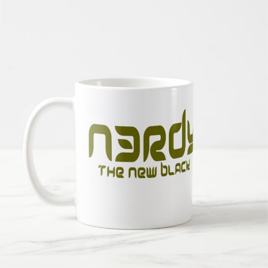 NERDY - DAS NEUE SCHWARZE KAFFEETASSE (Links)