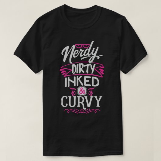 Nerdy dreckiger T - Shirt (Design vorne)