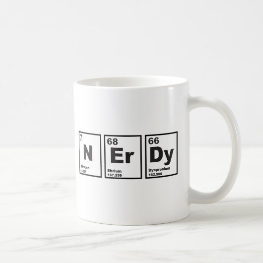 Nerdy Elemente Kaffeetasse (Rechts)