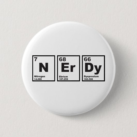 Nerdy Elements Button (Vorderseite)