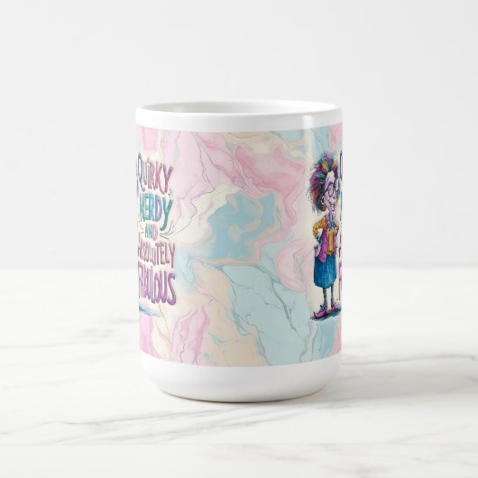 Nerdy Funny Women's Coffee Tasse (Mittel)
