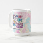 Nerdy Funny Women's Coffee Tasse (Vorderseite Links)
