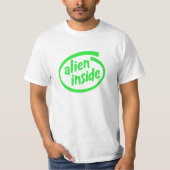 Nerdy, Geek-alien T-Shirt (Vorderseite)