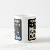 Nerdy Gift for Coffee Lovers Fueled by the Element Kaffeetasse (Mittel)