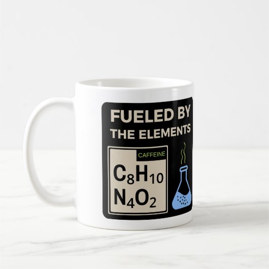 Nerdy Gift for Coffee Lovers Fueled by the Element Kaffeetasse (Links)