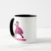 Nerdy Girl Superhero Tasse (Vorderseite Links)