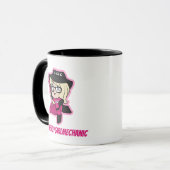 Nerdy Girl Superhero Tasse Mini (Vorderseite Links)
