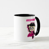 Nerdy Girl Superhero Tasse Mini (VorderseiteRechts)