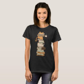 Nerdy Girls Katzen Bücher und Tee (Vorne ganz)