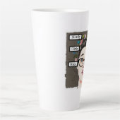 Nerdy Girls regieren die Welt Milchtasse (Vorderseite)