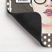 Nerdy Girls regieren die Welt Mousepad (Ecke)