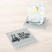 Nerdy Glasuntersetzer (Schrägansicht)