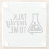 Nerdy Glasuntersetzer (Rückseite)
