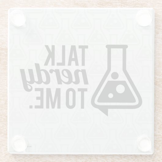 Nerdy Glasuntersetzer (Rückseite)