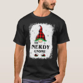 Nerdy Gnome Buffalo Kariert Matching Family Xmas P T-Shirt (Vorderseite)