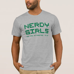 Nerdy Mädchen 2 T-Shirt