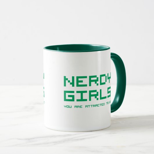 Nerdy Mädchen 2 Tasse (VorderseiteRechts)