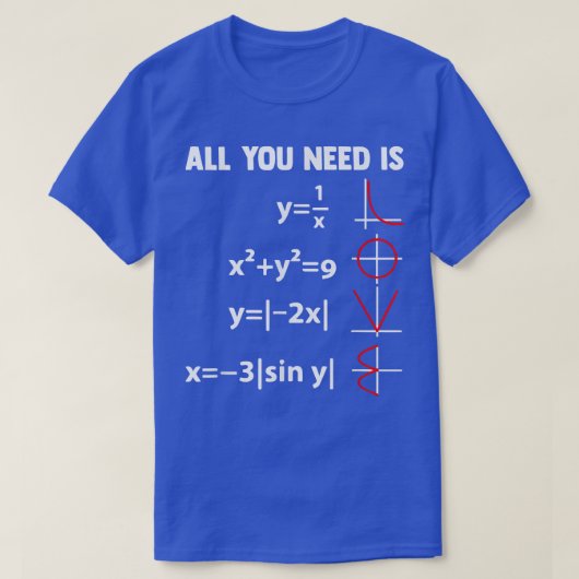 Nerdy Math Equation Mathematics Science Geometry T-Shirt (Design vorne)