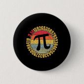 Nerdy Math Pi Symbol Mathlete Button (Vorderseite)