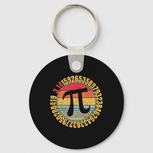 Nerdy Math Pi Symbol Mathlete Schlüsselanhänger