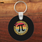 Nerdy Math Pi Symbol Mathlete Schlüsselanhänger (Vorderseite)
