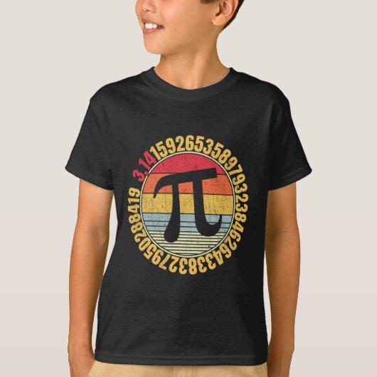 Nerdy Math Pi Symbol Mathlete T-Shirt (Vorderseite)