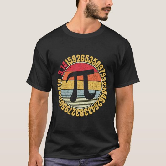 Nerdy Math Pi Symbol Mathlete T-Shirt (Vorderseite)