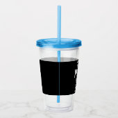 Nerdy Math Teacher Physik Mathematiker Geschenk Acryltrinkbecher (Rechts)
