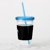 Nerdy Math Teacher Physik Mathematiker Geschenk Acryltrinkbecher (Links)