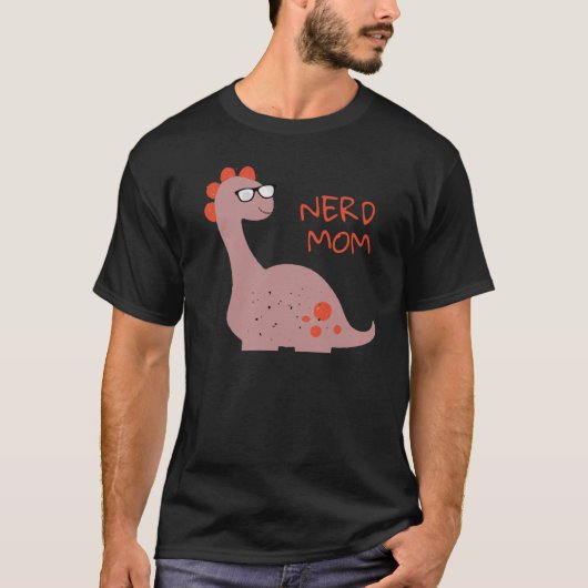 Nerdy Mom Nerd Mom Coolest Mom Ever T-Shirt (Vorderseite)