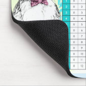 Nerdy Owl Multiplikationstabelle Mousepad (Ecke)