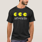 Nerdy Pac Mathematik Nom Retro Game Precalculus Ma T-Shirt (Vorderseite)