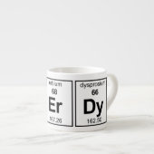 NErDy Periodensystem Espressotasse (Vorderseite Rechts)