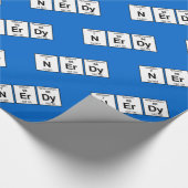 NErDy Periodensystem Geschenkpapier (Ecke)