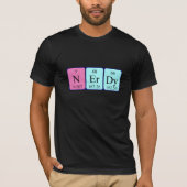 Nerdy Periodenwörterbuch Shirt (Vorderseite)