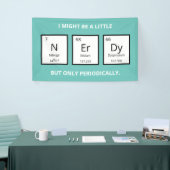 Nerdy Periodic Table Spaß | Funny Science Pup Banner (Messeveranstaltung)