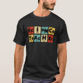 Nerdy Science Teacher Periodic Table Elements T-Shirt (Vorderseite)
