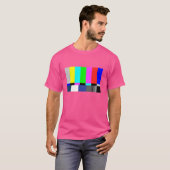 Nerdy Sheldon TV Testmuster Farbe Geek Geschenk T-Shirt (Vorne ganz)