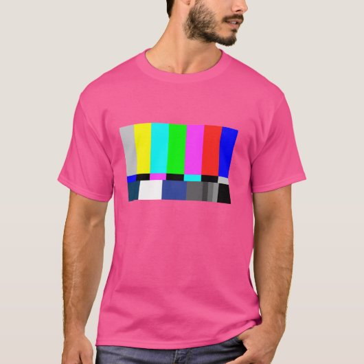 Nerdy Sheldon TV Testmuster Farbe Geek Geschenk T-Shirt (Vorderseite)