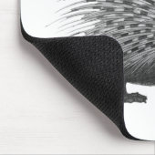 Nerdy Stachelschwein Mousepad (Ecke)