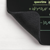 Nerdy Standard Model Equation - Geschenk für Physi Mousepad (Ecke)