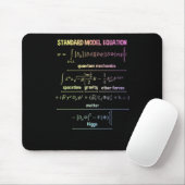 Nerdy Standard Model Equation - Geschenk für Physi Mousepad (Mit Mouse)