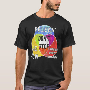 Nerdy stoppen Venn Diagramm Algebra Mathe Teach T-Shirt