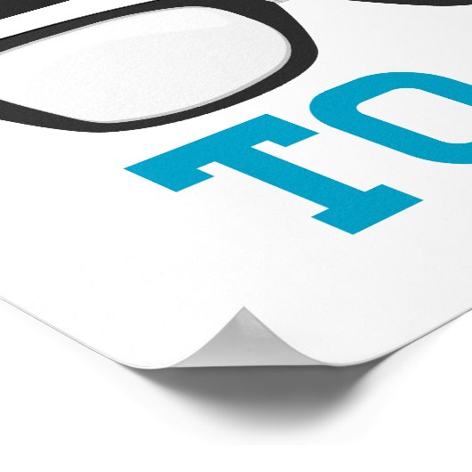 Nerdy to Me Funny Spectacle Poster (Ecke)