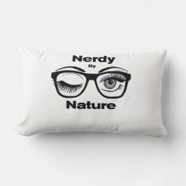 Nerdy von Nature Funny Geek Design mit Brille Lendenkissen